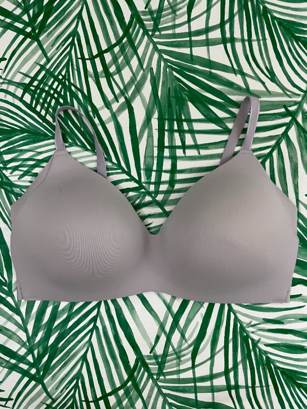 Knix WingWoman Contour Gray Wireless Bra Size 8 (38F, 40E, 40F)